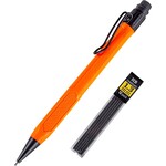 Rite in the Rain Rite in the Rain Weatherproof Mechanical Pencil, Orange Barrel, 1.3mm Dark Lead, 12 lead refills (No. OR15)