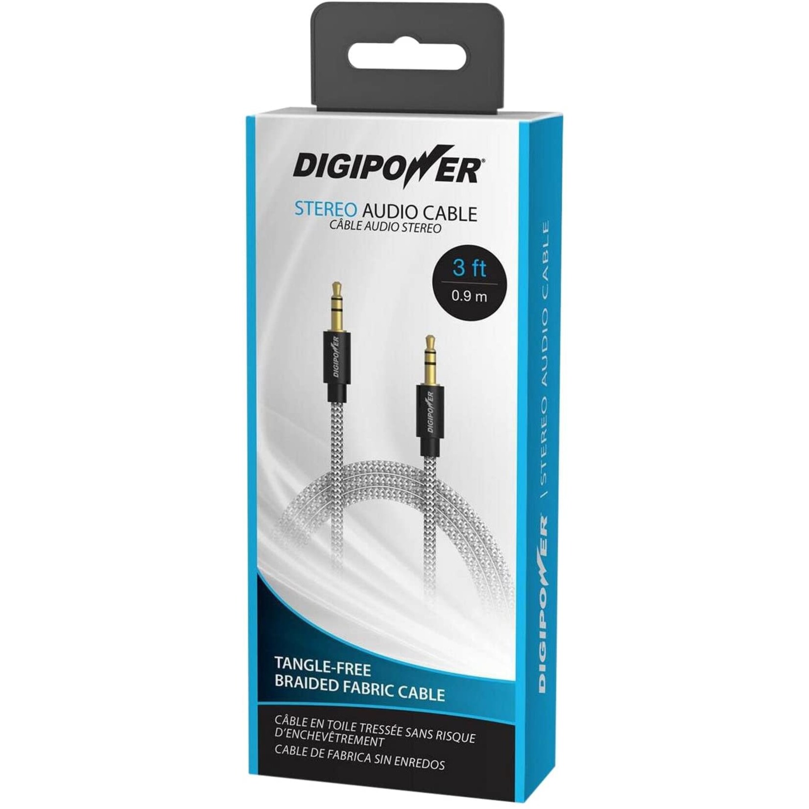 Digipower Digipower 3ft Stereo Audio 3.5mm Cable