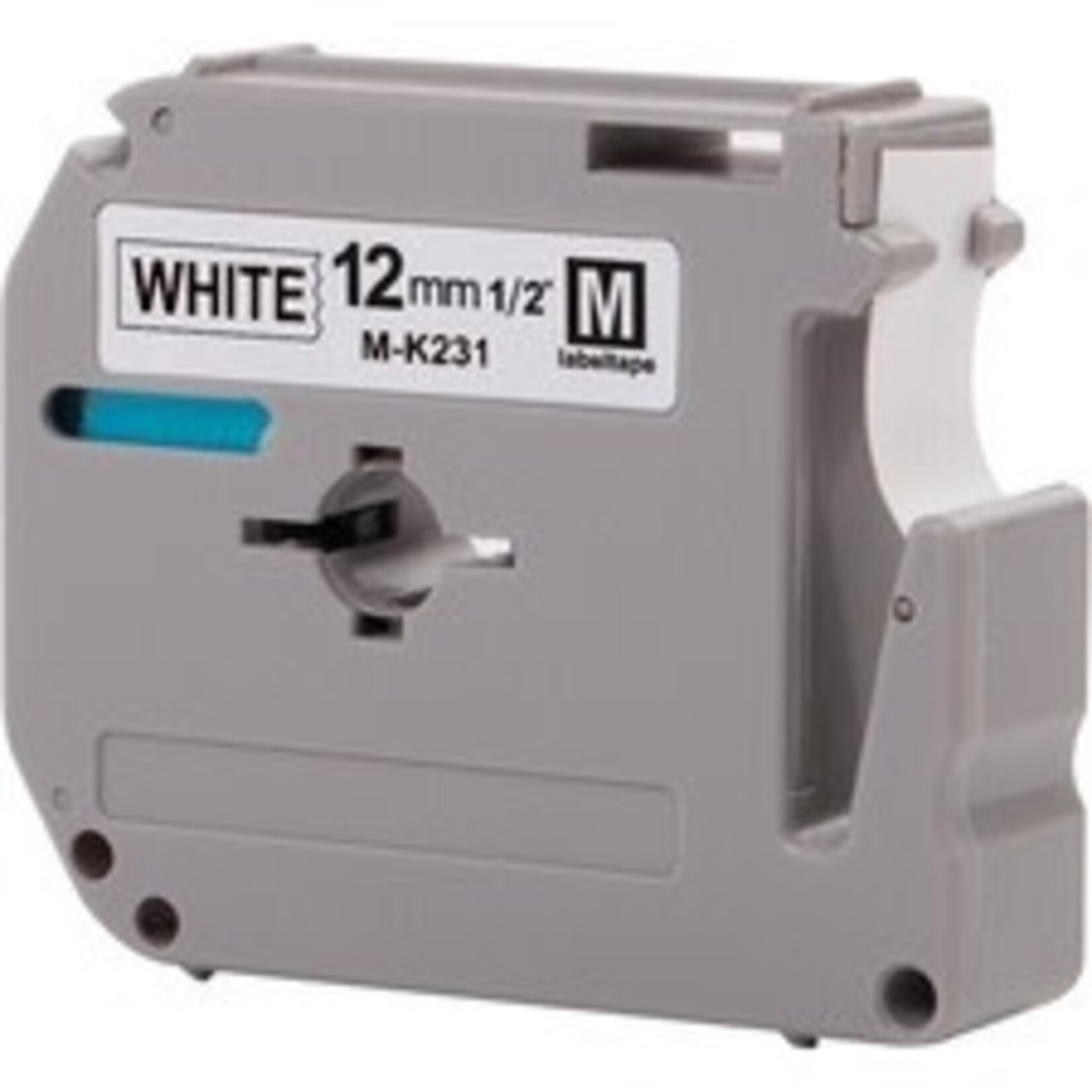 Brother TAPE-P-TOUCH M SERIES, 12MM BLACK ON WHITE