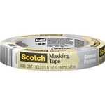 3M TAPE-MASKING, GENERAL PURPOSE 18MMX55M