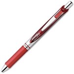 Pentel PEN-RETRACTABLE, ENERGEL GEL ROLLER, 0.7MM RED