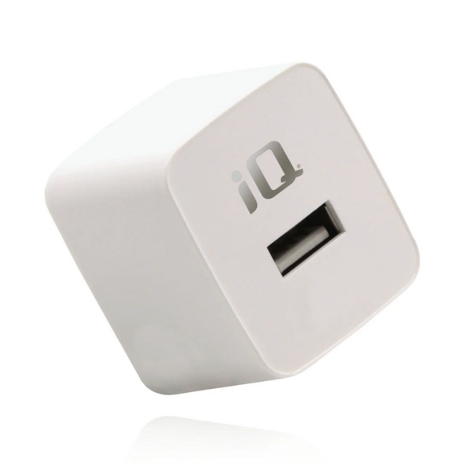 iQ iQ 2.4A Single USB Wall Charger, White