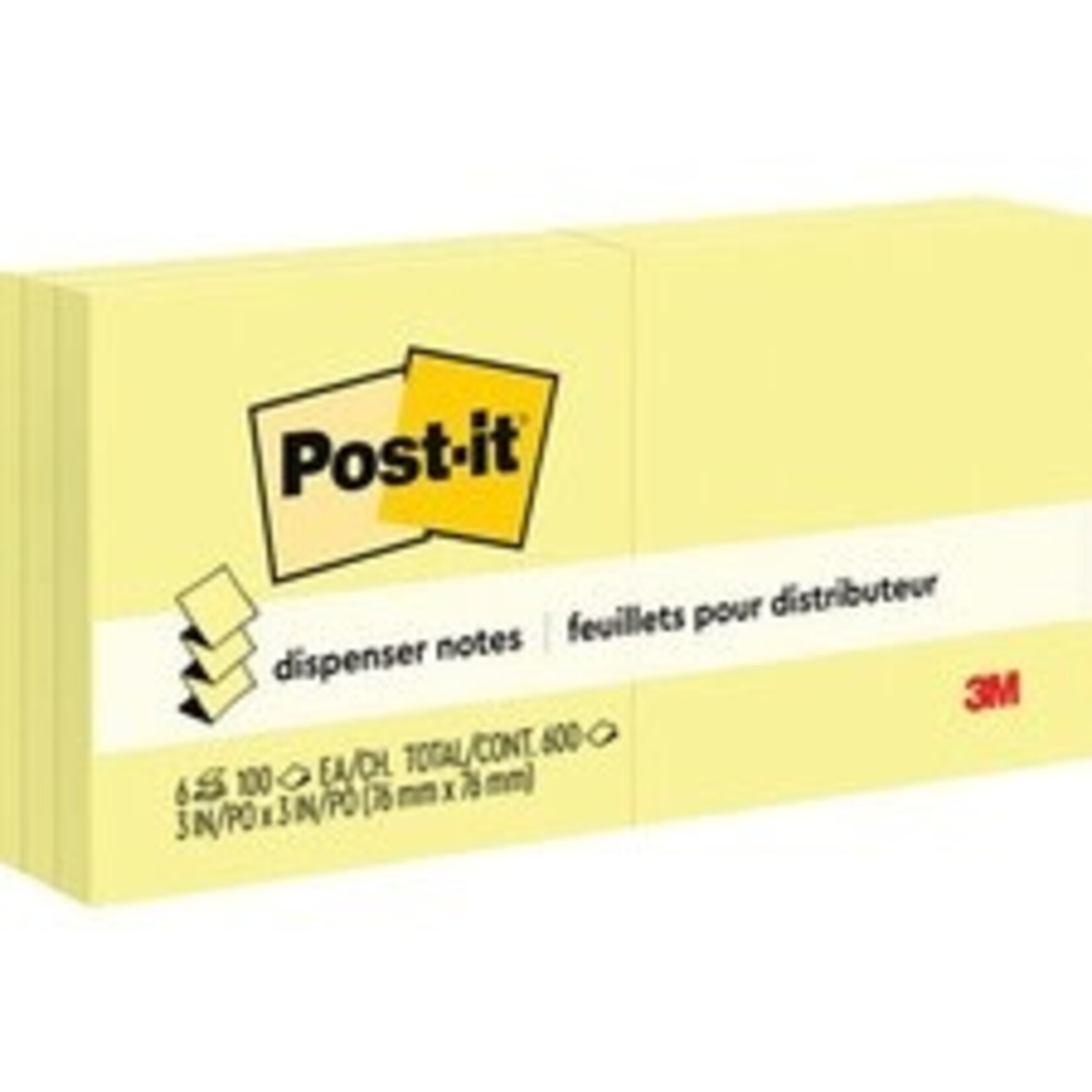 Post-it NOTES-POST-IT, POP-UP 3X3 YELLOW