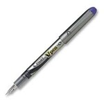 Pilot Pilot Varsity Disposable Fountain Pen - Fine Pen Point - Blue Ink - Silver Barrel