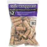 Merangue COIN WRAPPERS-PAPER PREFORMED TOONIE, 36/PACK