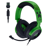Razer Razer Gaming Headset Wired Kraken V4 USB with Hyperclear Retractable Cardioid Mic Chroma RGB - Minecraft Edition