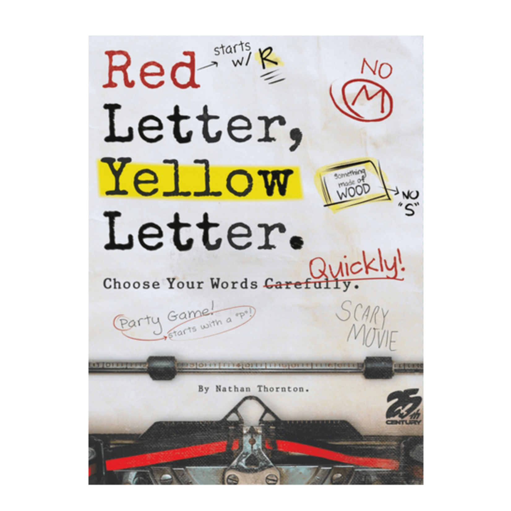 RED LETTER YELLOW LETTER CARD GAME