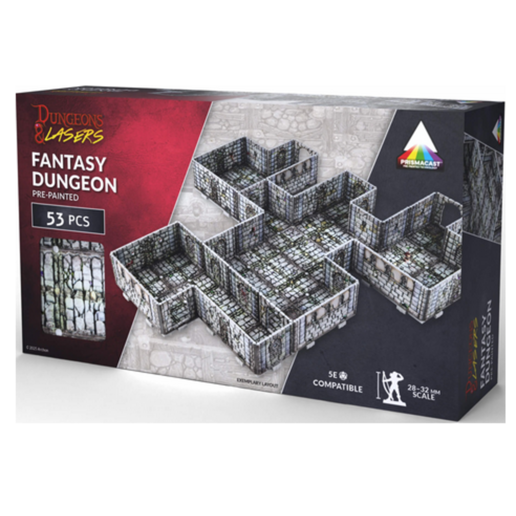 DUNGEONS AND LASERS PRE-PAINTED FANTASY DUNGEON
