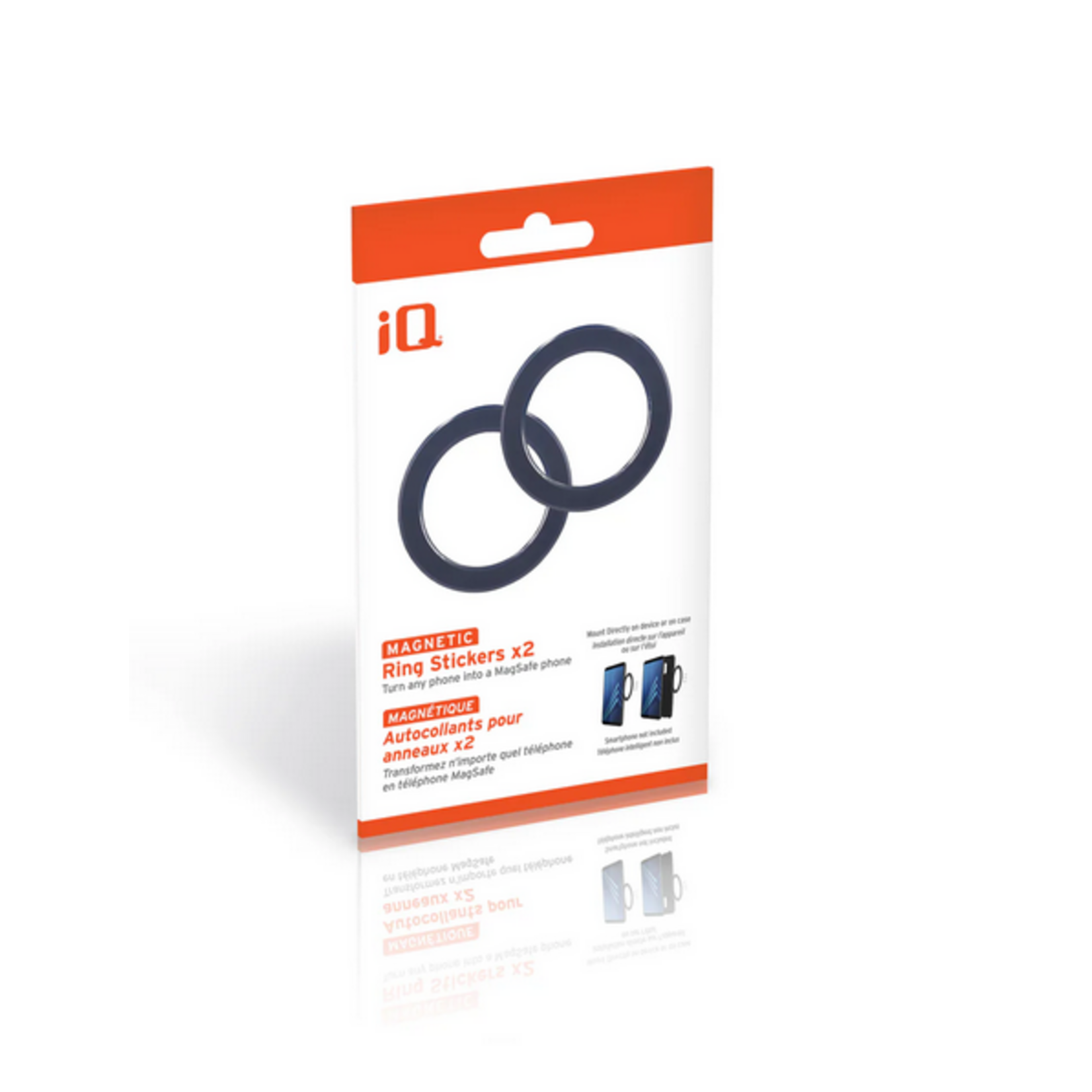 iQ iQ MagSafe Compatible Magnetic Ring Stickers - 2 Pack