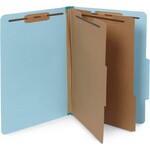 10 Blue Legal Size Classification Folders- 2 Divider-2?? Tyvek expansions- Durable 2 Prongs Designed to Organize Standard Law Client Files, Office Reports- Legal Size, 8 3/4 x 14 3/4, 10 Folders