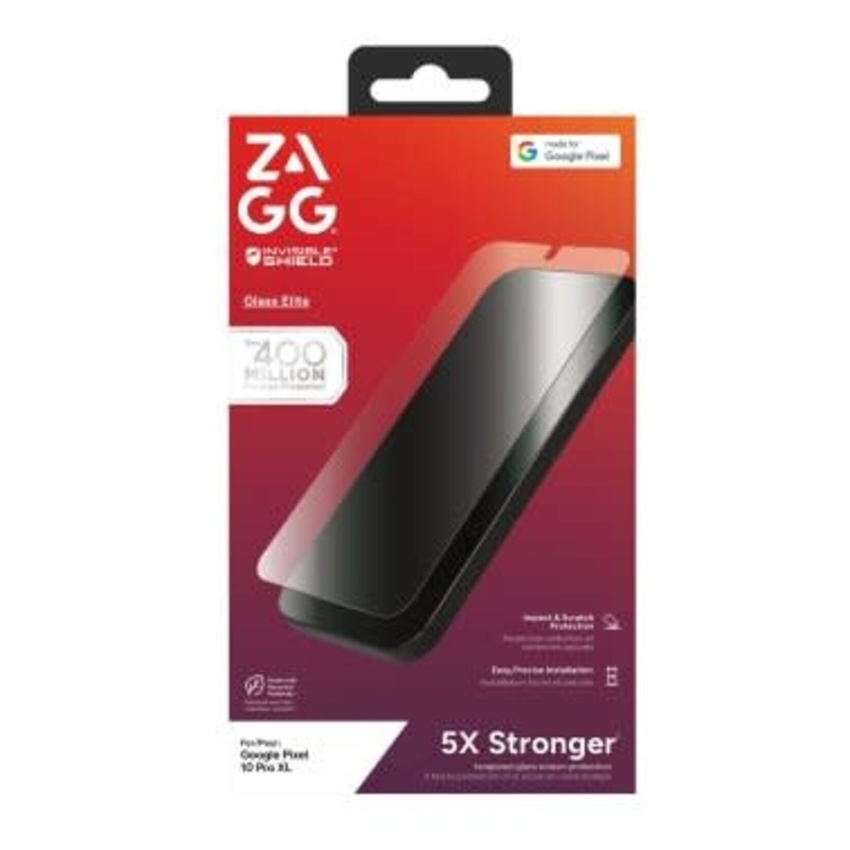 Zagg Google Pixel 10 Pro XL ZAGG InvisibleShield Glass Elite Biometric Screen Protector