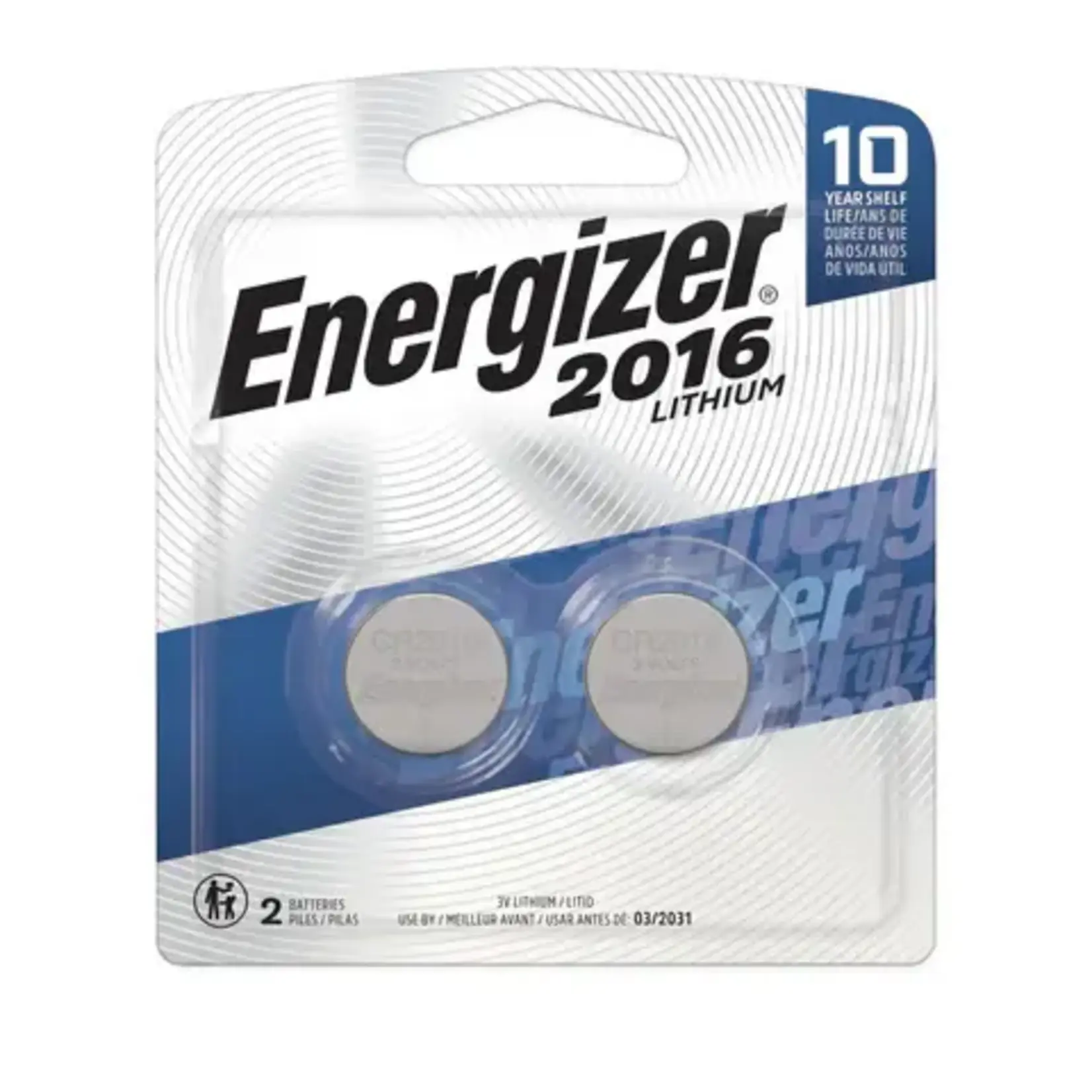 Energizer Energizer Lithium 2016 3V 2 Pack