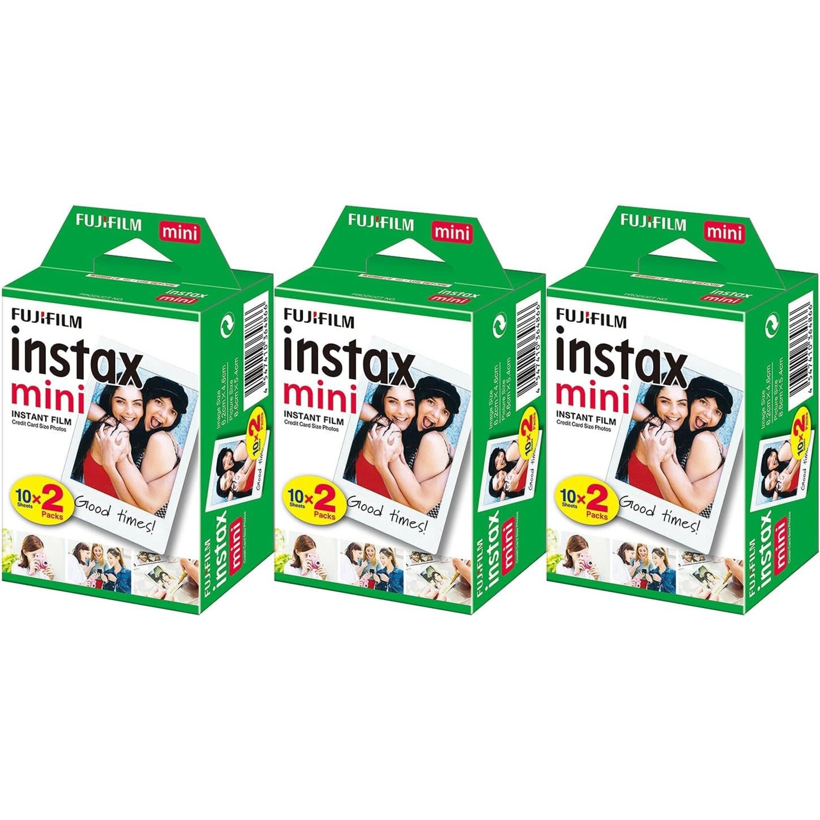 Fujifilm Fujifilm Instax Mini Instant Film - 60 Sheets (3 Packs of 20 Film Sheets)