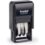 Trodat Trodat Printy 4810 Self-Inking Date Stamper – Pocket Size, US Format MMM-DD-YYYY, Black Impression – 3/4" x 1"