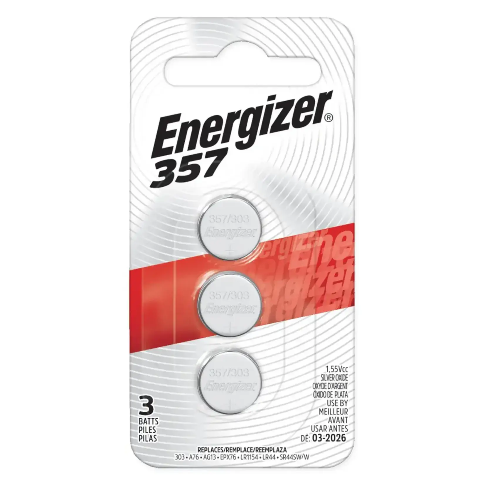 Energizer Energizer Zero Mercury 357 Battery 3-pack