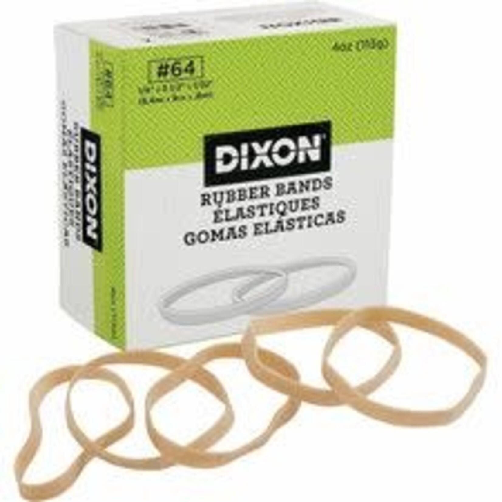 Dixon RUBBER BANDS-1/4 LB. BOX #64  1/4X3-1/2