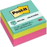 Post-it NOTES-POST-IT CUBE, 2X2 PASTEL