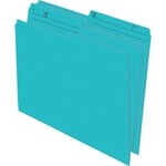 Pendaflex FILE FOLDER-LETTER 10.5 POINT REVERSIBLE, TEAL -R415 TEA