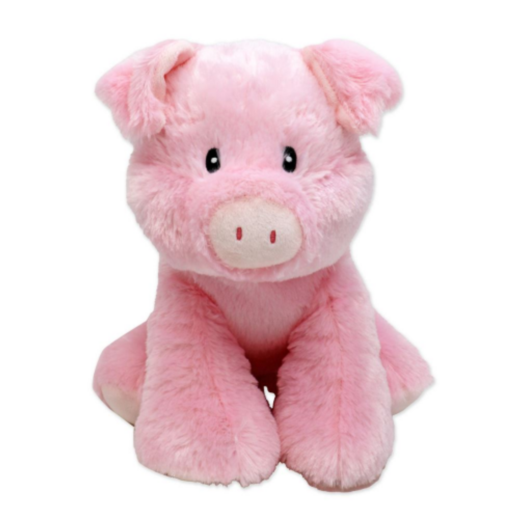 12" SITTING ANIMALS - PINK PIG