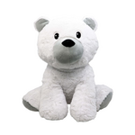 12" SITTING ANIMALS - POLAR BEAR