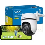 TP-Link Tapo 2K 4MP Pan/Tilt Outdoor Wired Security Wi-Fi Camera, 360° Visual Coverage