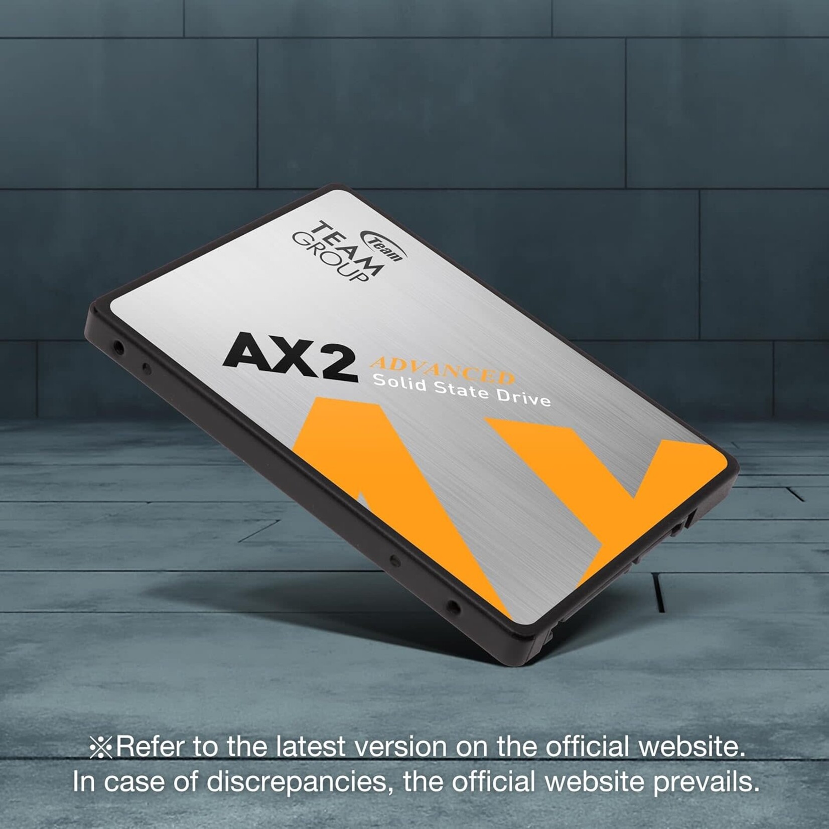 TEAMGROUP AX2 2TB 3D NAND TLC 2.5 Inch SATA III Internal Solid State Drive SSD