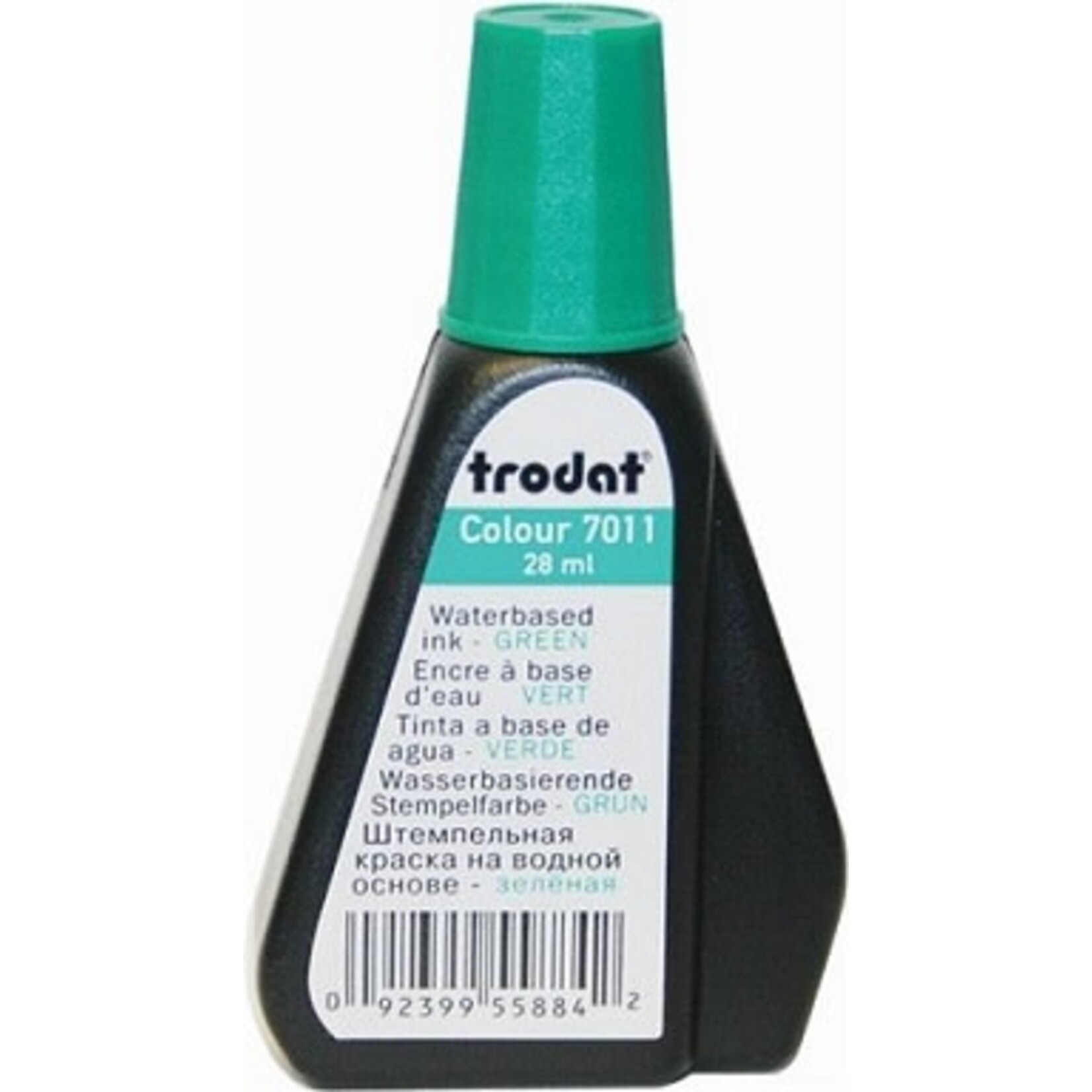 Trodat STAMP PAD INK-PREMIUM 28ML GREEN -7011