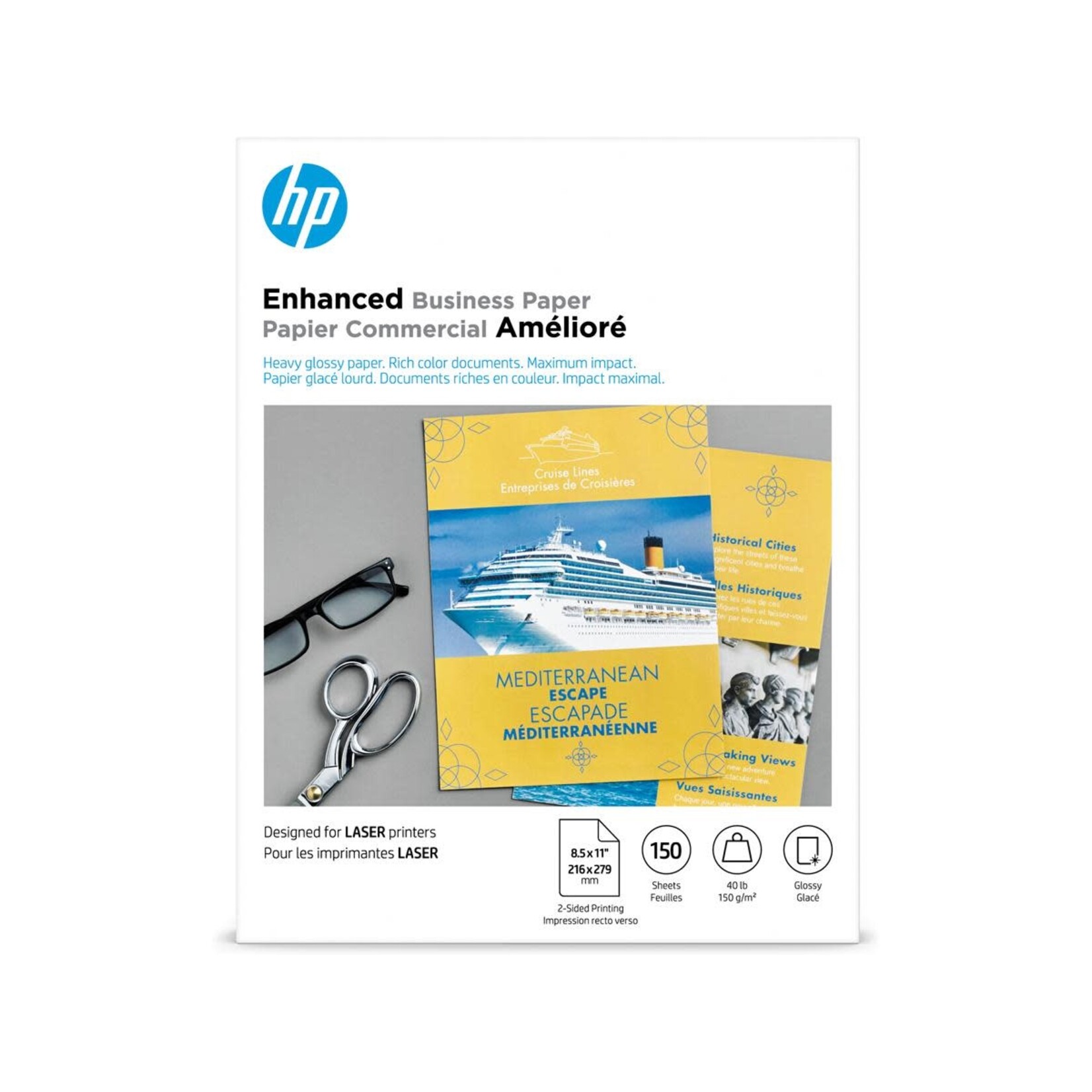 HP HP Glossy Color Laser Brochure Paper 150 Sheets