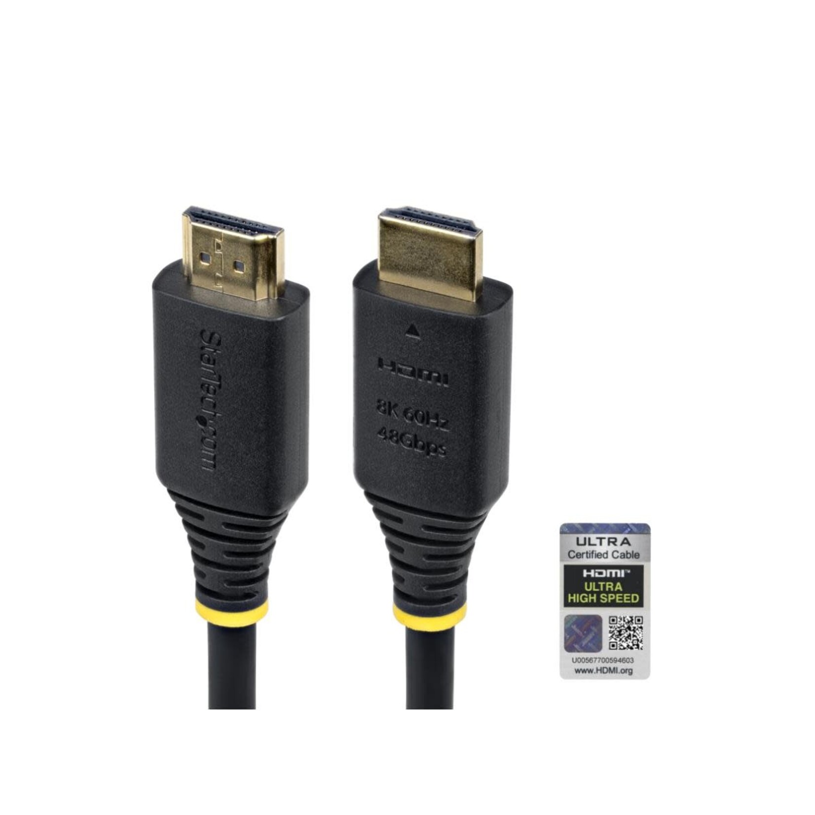Startech STARTECH 6FT (1.8M) CERTIFIED ULTRA HIGH SPEED HDMI CABLE, 8K 60HZ/4K 120HZ, HDMI 2.1