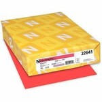 Spicers PAPER-ASTROBRIGHTS LETTER 24LB ROCKET RED - 22641