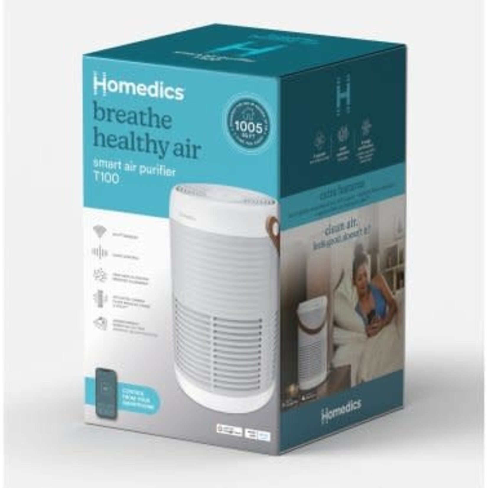 Homedics Homedics Smart Air Purifier T100
