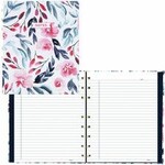 Blueline NOTEBOOK-NOTEPRO, 192 PAGE TRANQUIL BLOOMS TWIN-WIRE 9.25 X 7.25