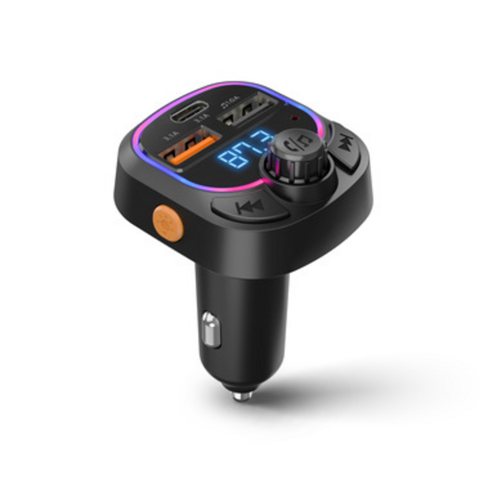 Hypergear HyperGear FM Transmitter Car Charger Bluetooth IntelliCast Road 3 Port (2x USB-A 1x USB-C 15W)