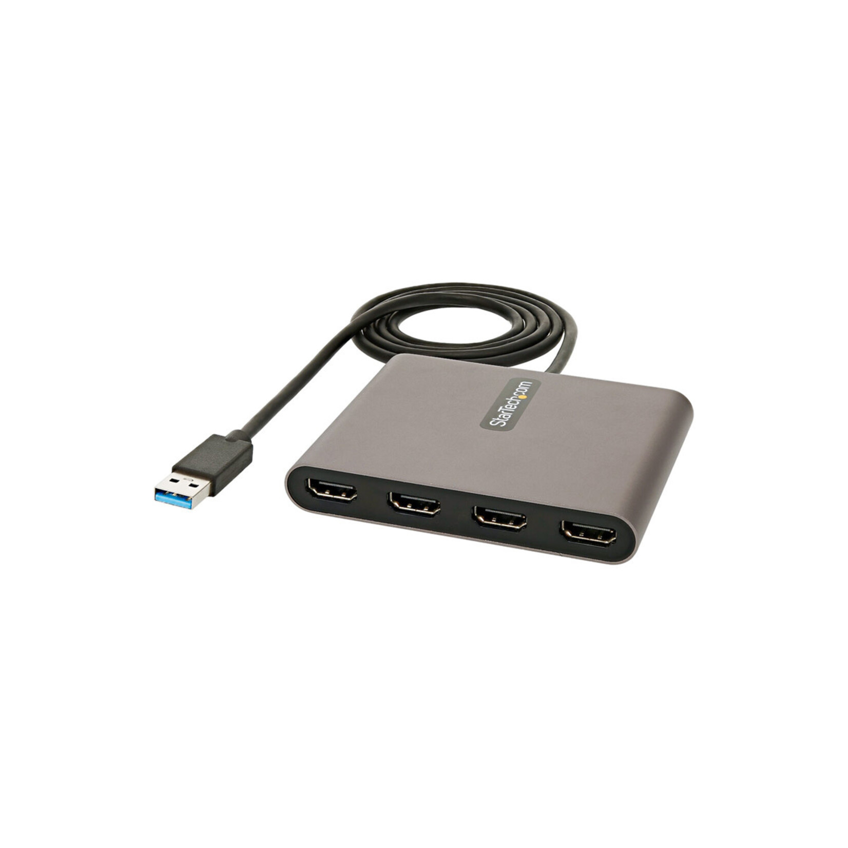 Startech USB 3.0 to 4 HDMI adapter extends your desktop by adding up to 4 monitors - Quad 1080p 60Hz