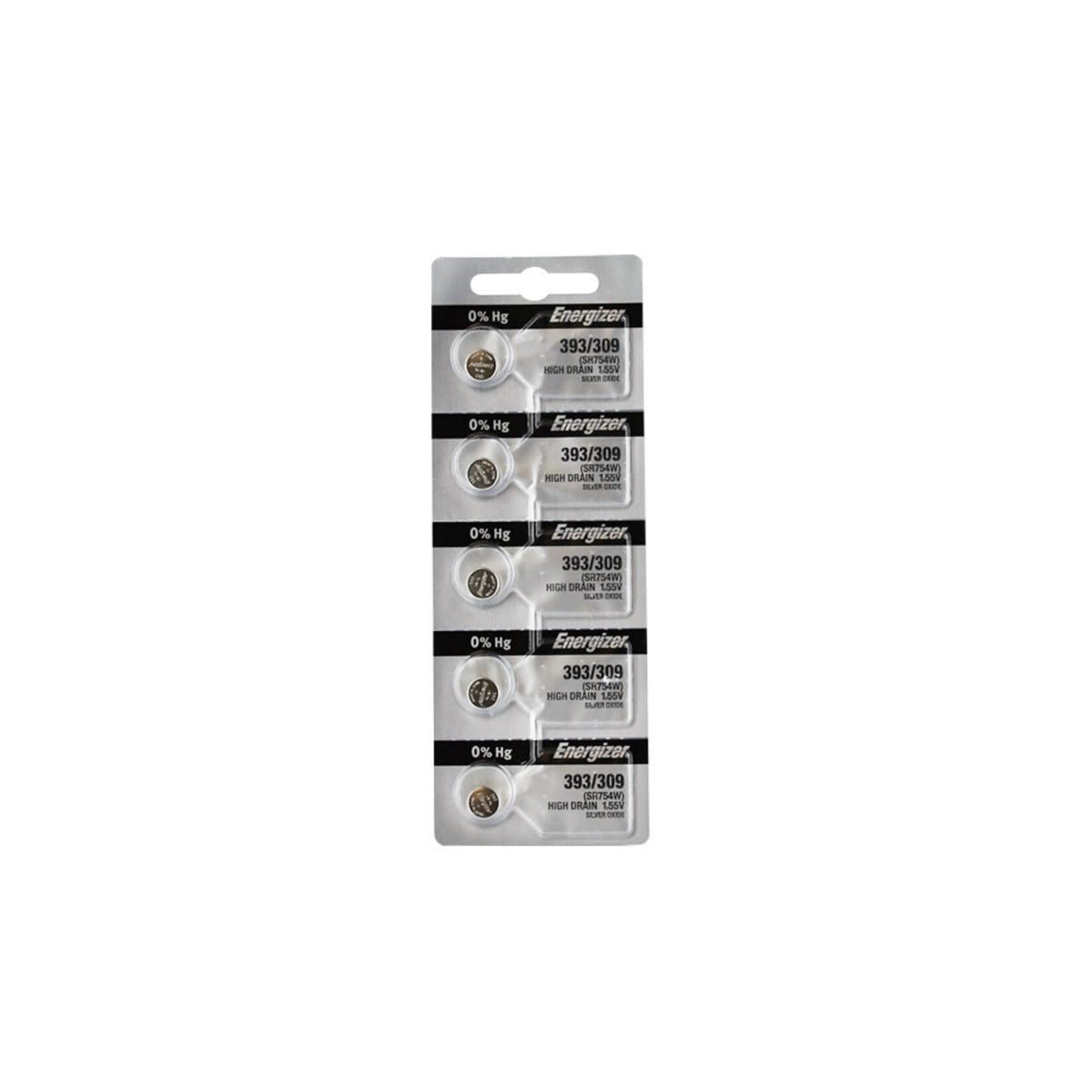 Energizer Energizer 393 Button Cell Batteries, 1.5 V, 5/Pack (Eveready #)