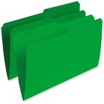 Pendaflex FILE FOLDER-LEGAL 10.5 POINT REVERSIBLE, GREEN -R615 GRN