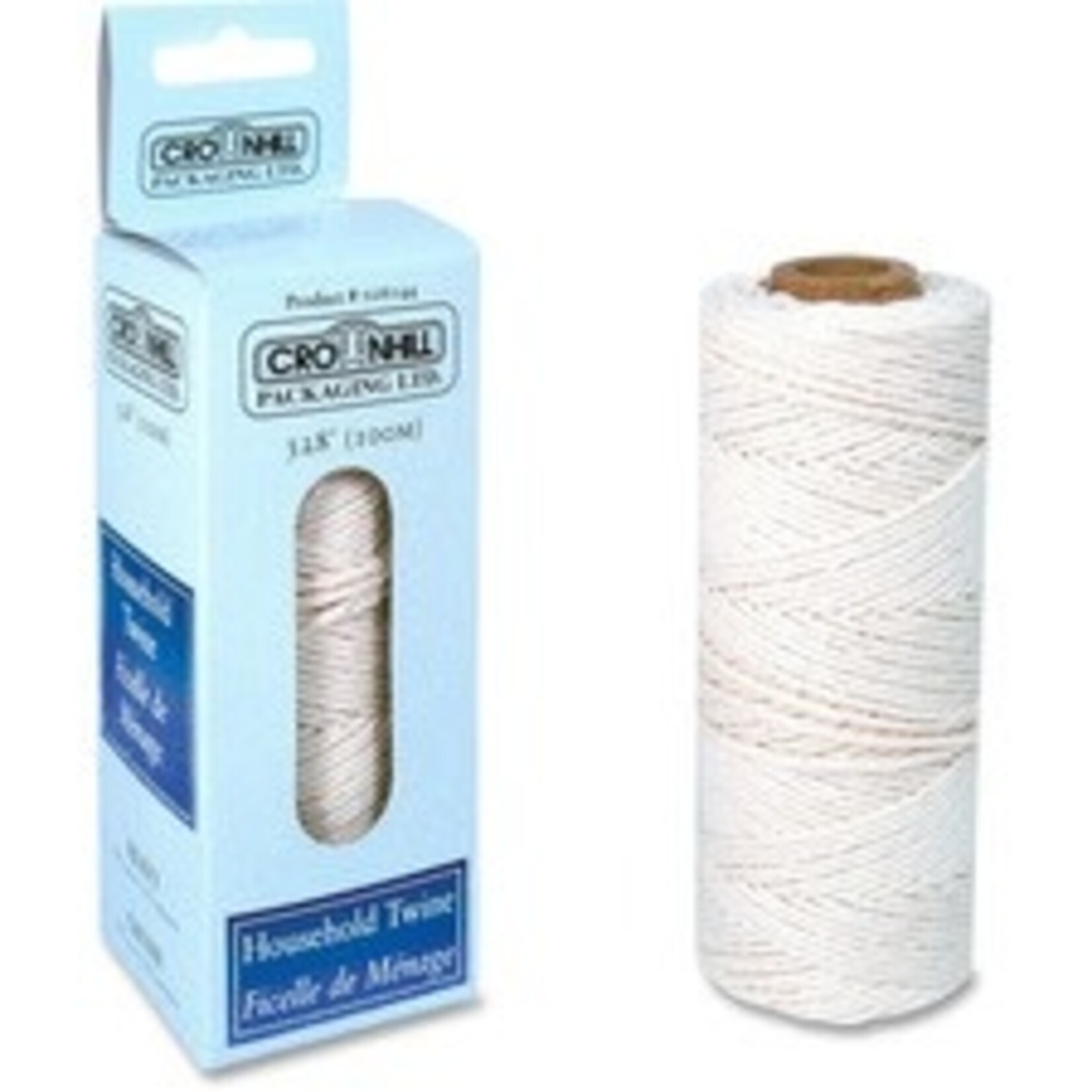 Crownhill Packaging CROWNHILL MULTI USE TWINE - COTTON/POLY BLEND - 328FT (100M) - WHITE