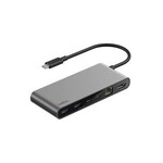 Belkin Belkin 8-Port USB-C Hub - 2xUSB-A, 2xUSB-C, 1xHDMI, 1xEthernet, 1xSD Reader, 1xMicroSD Reader - Laptop Docking Station