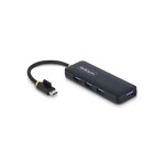 Startech STARTECH 4-PORT USB-C HUB, 5GBPS, USB-C TO 4X USB-A, BUS POWERED, SMALL TRAVEL MINI HUB, MULTI-PORT USB 3.0 SPLITTER, PORTABLE HUB, OVERCURRENT