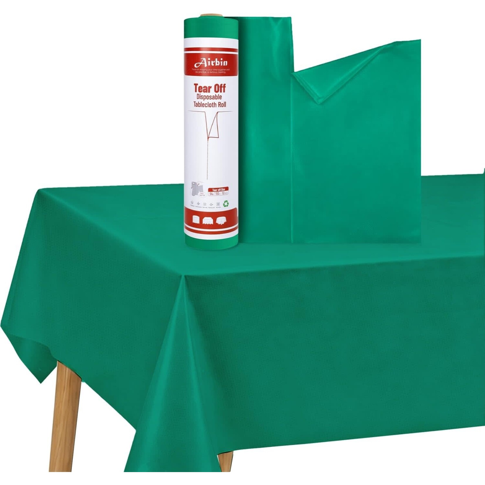 Disposable Tablecloth, Tear Off 110 Ft X 54 in
