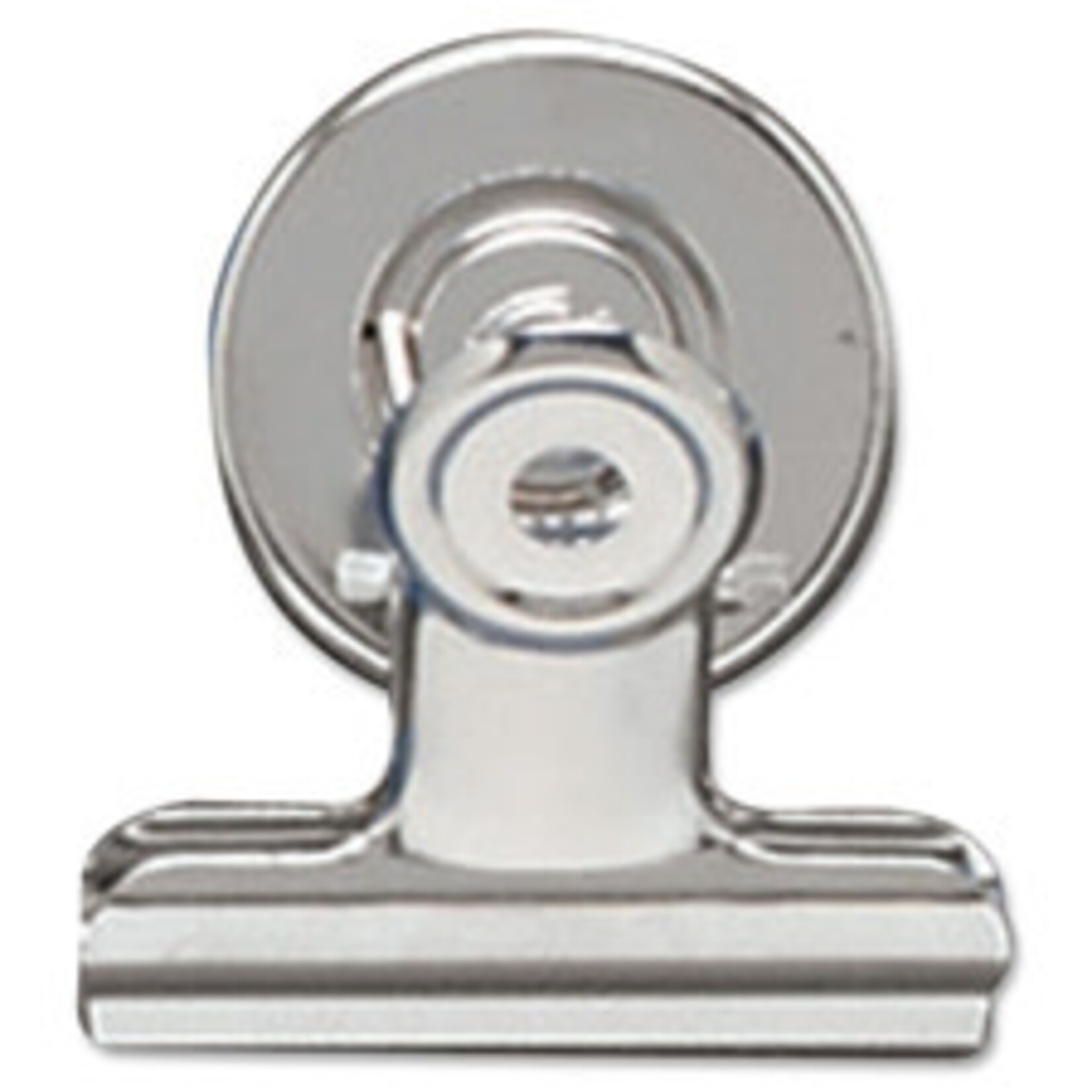 ACCO Brands ACCO Magnetic Bulldog Clip - 1.50" Width - Silver - Metal - 24/Box