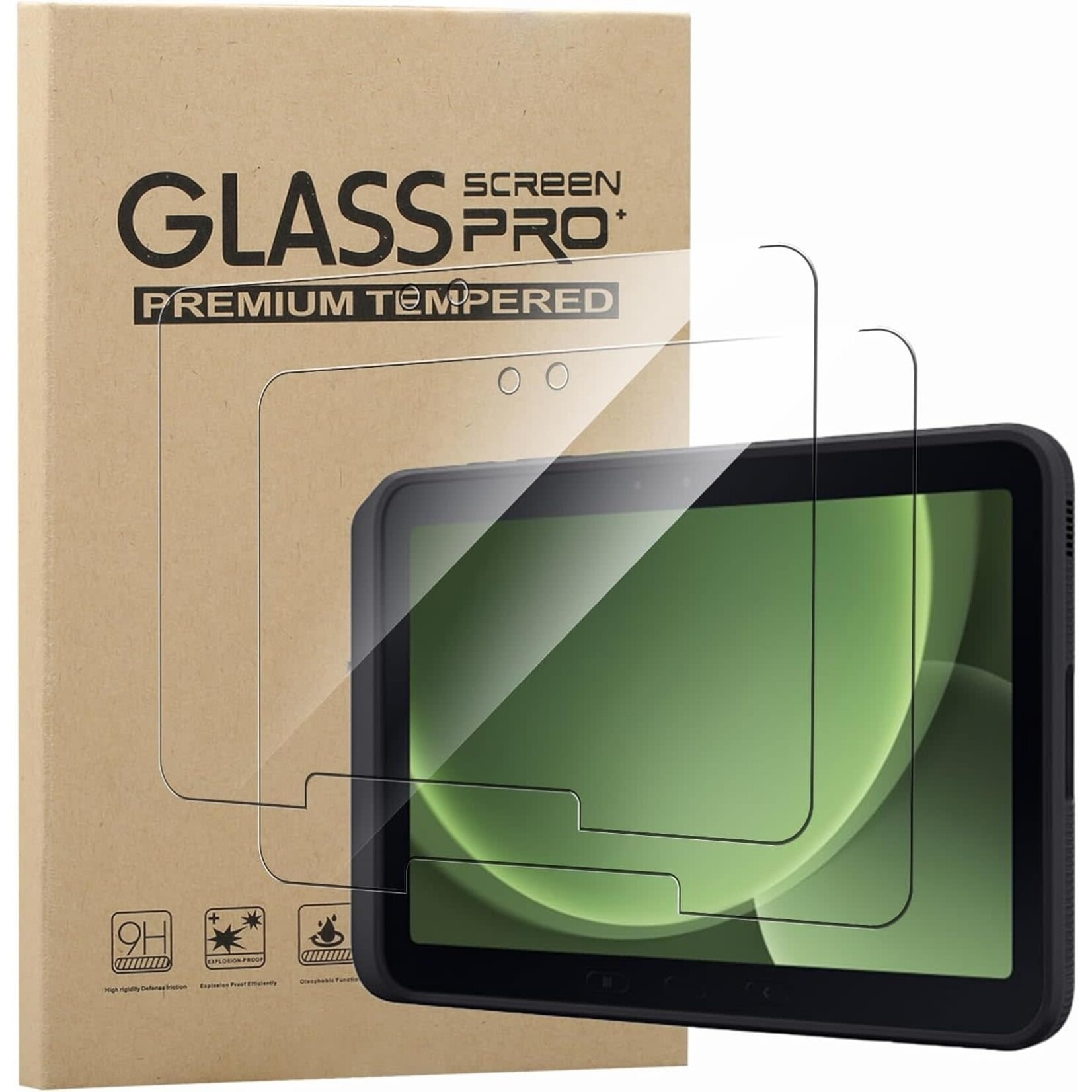Screen Protector for Samsung Galaxy Tab Active5 Pro/Tab Active 5 Pro 10.1 Inch, 2 Pack 9H Hardness
