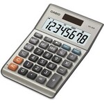 Casio CALCULATOR - DESKTOP CASIO MS80 - SOLAR/BATTERY POWER - 8 DIGITS