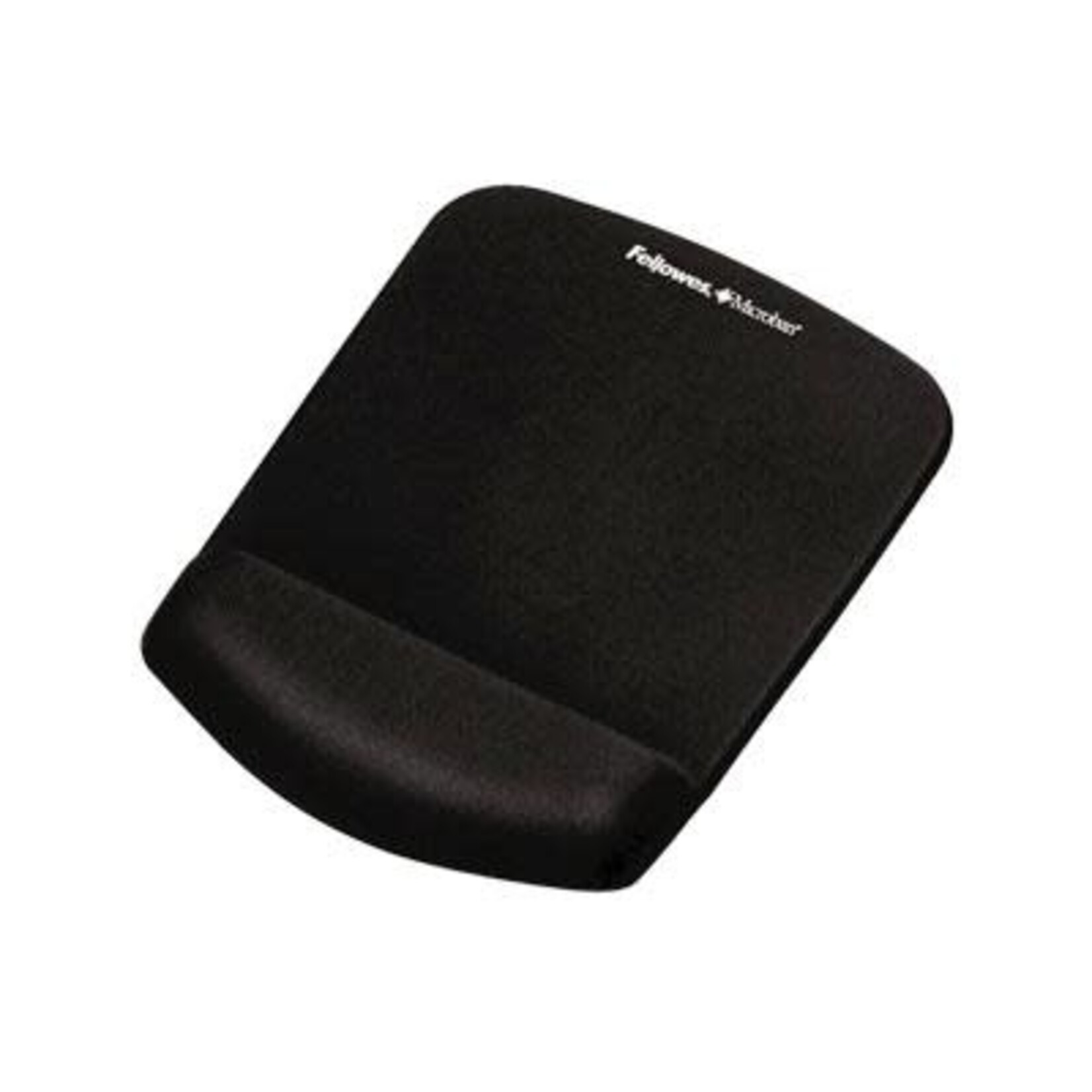 Fellowes FELLOWES PLUSH TOUCH MOUSE PAD/WRIST RES - BLACK