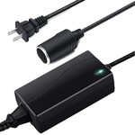 12V 60W 5A Cigarette Lighter Socket,Car Outlet 110-240V to 12V DC