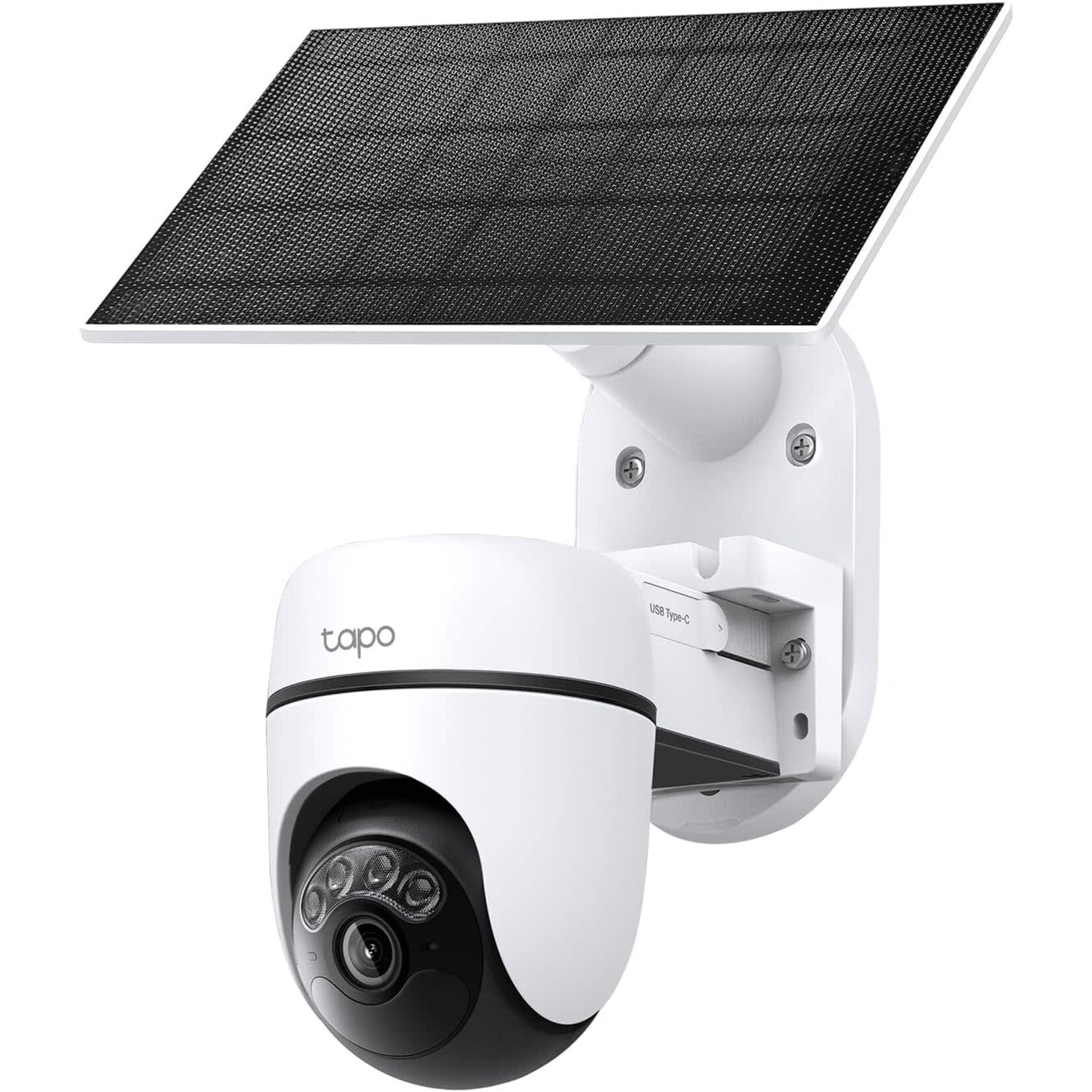 Tapo 2K 3MP Solar-Powered Pan/Tilt Outdoor Security Camera Kit C610