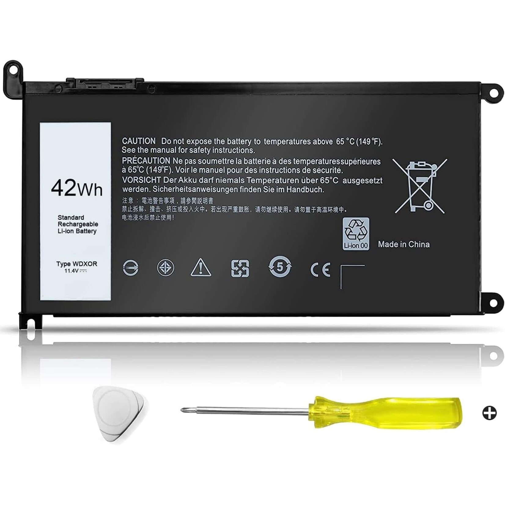 WDX0R Laptop Battery Replacement for Dell Inspiron