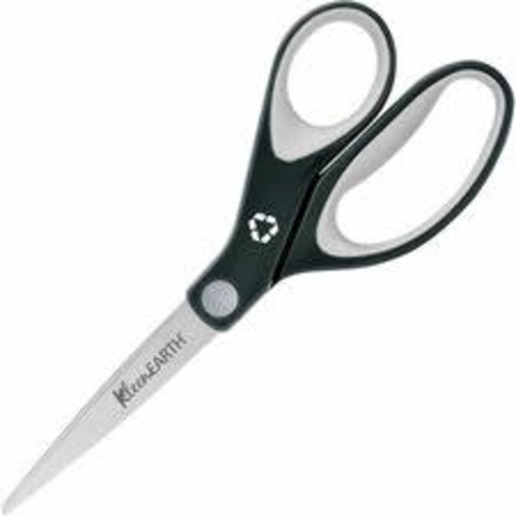 Acme United SCISSORS-KLEENEARTH 8'' STRAIGHT SOFT HANDLE, BLACK