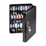Sentry MEDIUM SAFE KEY BOX - SENTRY - 9.44" X  3.88" X  11.81" - KEY TAGS/LABELS - BLACK - ENAMEL