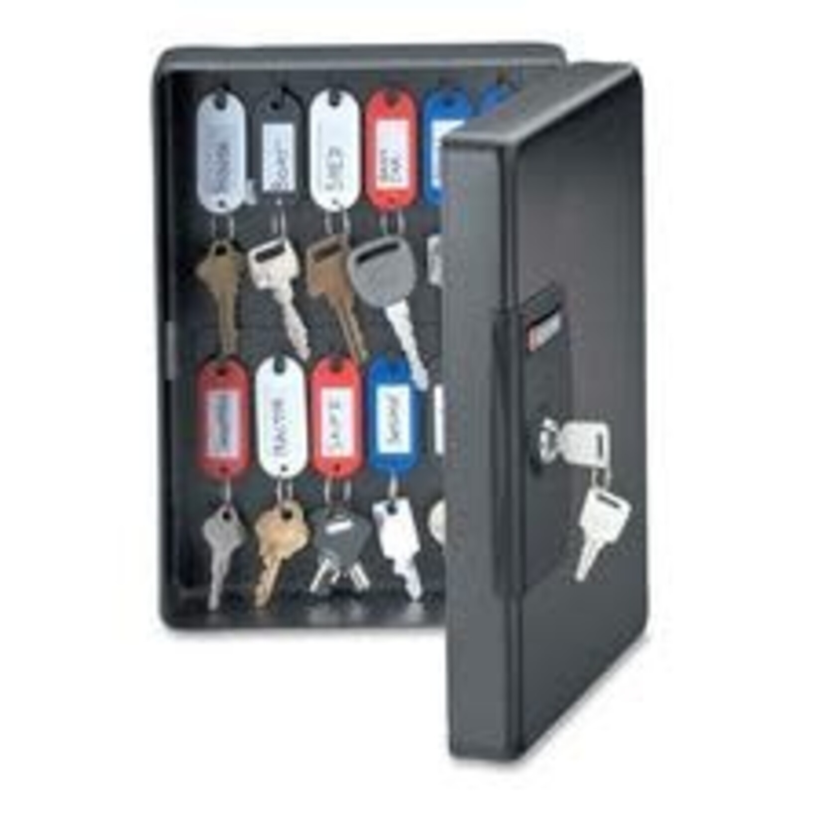 Sentry SMALL SAFE KEY BOX - SENTRY - 7.40" X 3.38" X 9.84" - KEY TAGS/LABELS - BLACK - ENAMEL